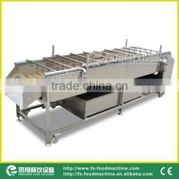 New Condition Commercial Washing Machine Fruit Washing Machine / Vegetable Washing Machine Apple Washer With Brush Rollers photo-5