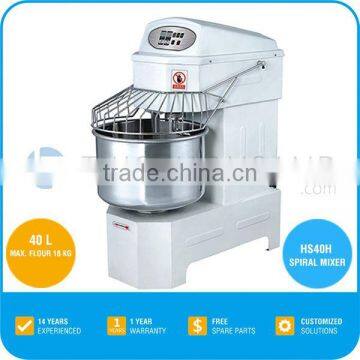 40 Liters, Max., HS40H Spiral Mixer Dough Mixer Bread Dough Mixer