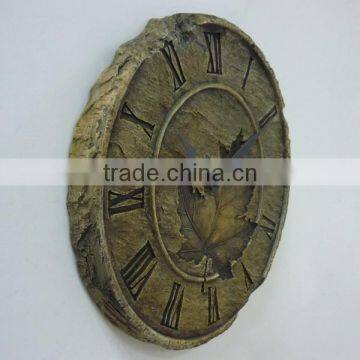 Indoor Outdoor Garden Decorative Polyresin Wall Clock photo-3