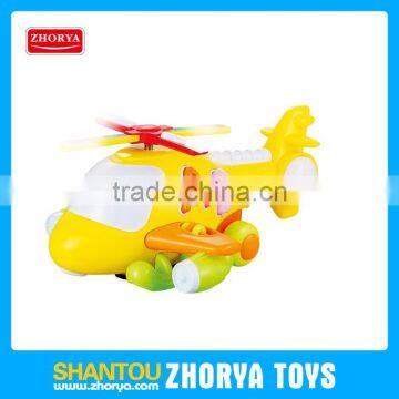 battery operated plane toys bump and go flying jet plane toy light up muscial plane electric kids cartoon plastic plane