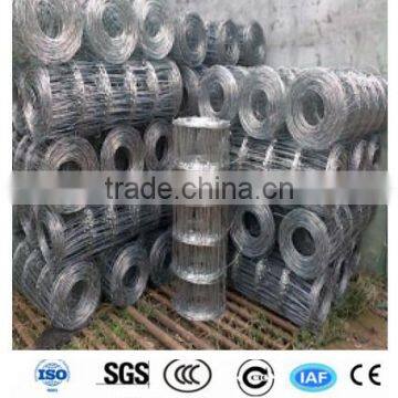 factory price galvanized animal field fences high joint field fence wire mesh 2.0m height galvanized field fence 50m per roll