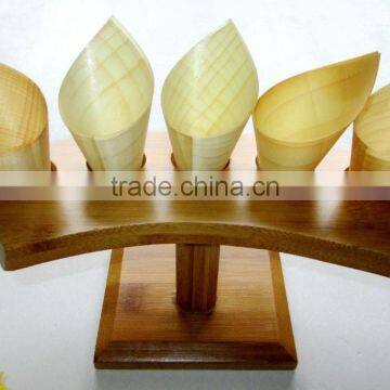 Bamboo Sushi Cone Shelf