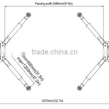 3.5T Double Post Parking Car Lift photo-4