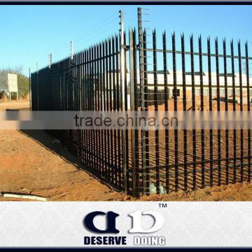 Project steel fence palisade fencing GSM tower fence