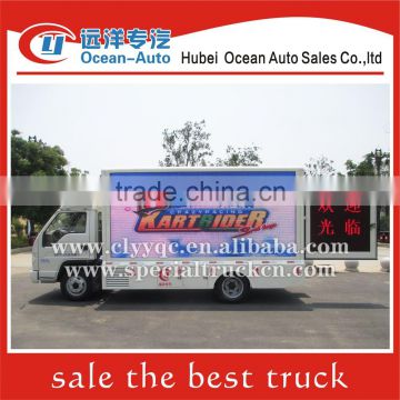 China supplier !!FOTON small 4x2 led mobile advertising trucks for sale