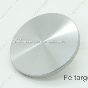 Pure Fe sputtering deposition High purity Fe target