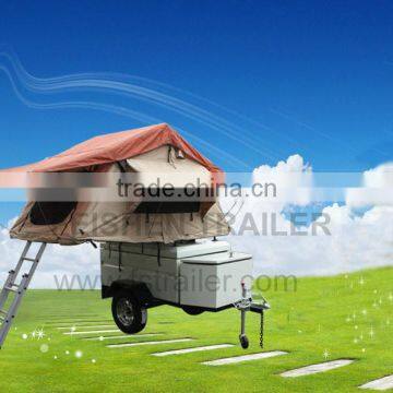 2015 hot sale off-road roof tent camping trailer