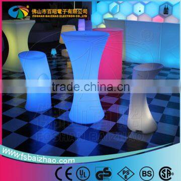 Night Club Lighting bar glowing illuminated led light cocktail table