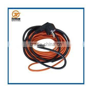 2015 Orange colour come with Euro plug good soil warming heating cable