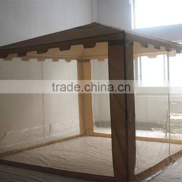 3x3m Green Polyester Gazebo With Mosquito Net photo-4