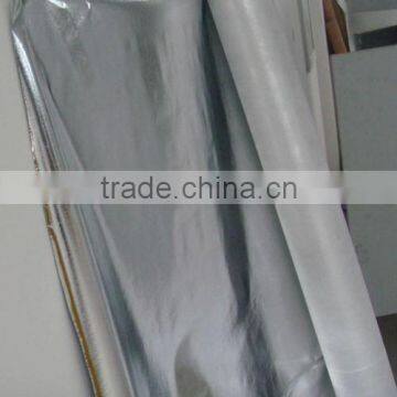 aluminum foil coated with nonwoven fabric or bubble or foam for heat insulation