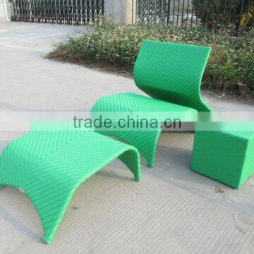 C - 2051 Artificial Rattan Outdoor Furniture Garden Colorful Chairs photo-4