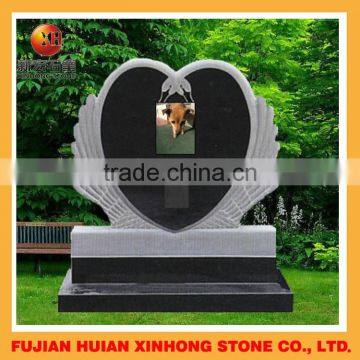 Granite Animal Heart Tombstone With New Design photo-2