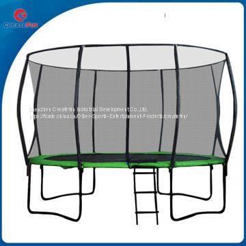 CreateFun Wholesale Curved Pole Fiberglass Trampoline photo-3