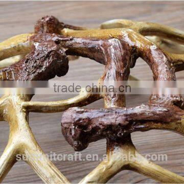 Resin Artificial Deer Antlers Dry Fruit Tray photo-5