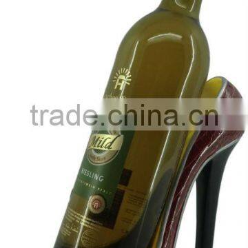 2014 New Snake Skin Wine Display High-heel Shoe Figurine Wine Bottle Holder