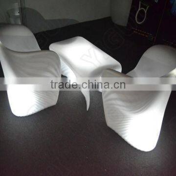 Colour change sea shells led chairs led table led furniture YG089