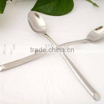 Mirror polishing long handle stainless steel ice spoon