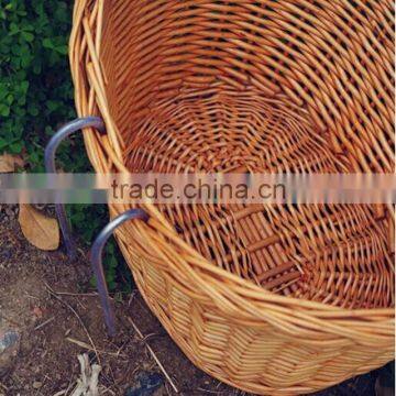 Handmade Removable Cheap Wicker Bike Basket photo-3