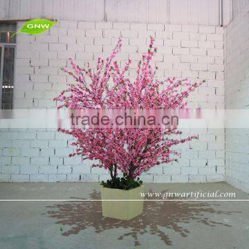 GNW BLS1507011 New mini indoor artificial peach blossom tree for wedding