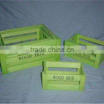 Wooden Farmers Fruit Vegetables Market Crates photo-5