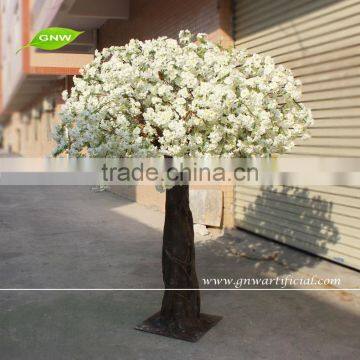 BLS056 GNW 10ft Indoor white wedding tree artificial cherry blossom tree for wedding decoration