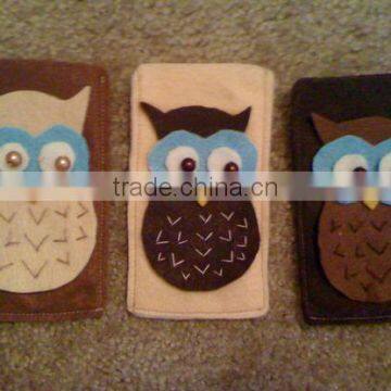 2017 hot new products alibaba website china supplier wholesale custom design felt phone cover owl phone case made in china