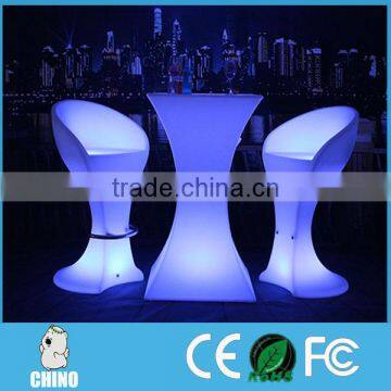 Factory Directly Sale 60*60*110cm LED Cocktail Table With Remote photo-3