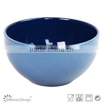 13.5cm Colorful Glazed Stoneware Bowl for Your Family Top Sale With Dots Euro Friendly photo-2