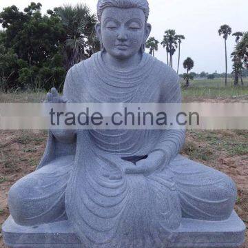 Wholesale Feng Shui Product Hand Carved Natural Marble Granite Buddha Statues photo-3