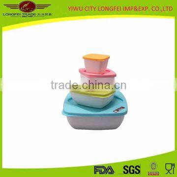 colored useful Plastic food preservation box