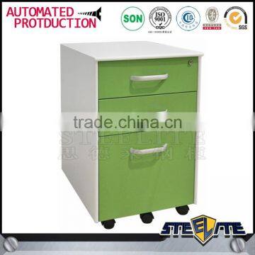 Low Price 3 Drawer Movable Filing Cabinet With Wheels photo-3