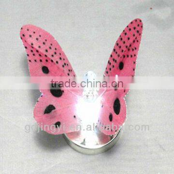 Wholesale small color-changing LED light Acrylic buttefly home decoration