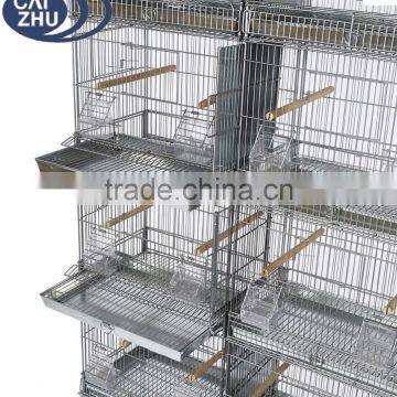 SMALL PARROT BIRD FINCH CANARY AVIARY CAGE WIRE BREEDING W/STAND & WHEEL photo-3