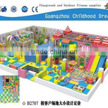 $39.00/Sq.m (B-0171) CE Certificated Big Slide Ball Pool Trampoline Best Selling Kids Beautiful Indoor Playland photo-5
