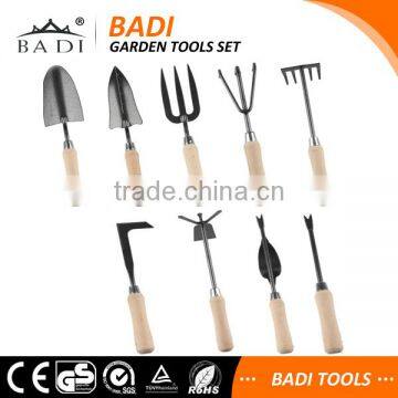 13years experience garden expert garden tool set with bag and black coating