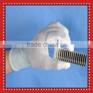 China Supplier Cheap Price Antistatic PU Finger Coated ESD Gloves/ESD Working Gloves/Carbon Fiber Antistatic Gloves photo-4
