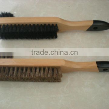 wooden shoe brush