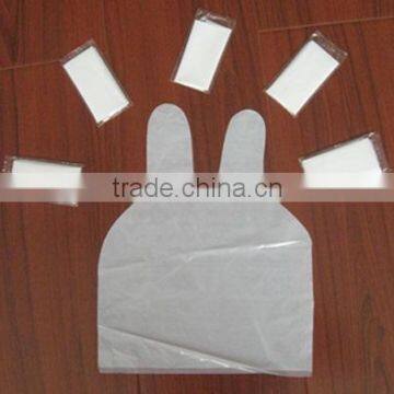 STERILE DISPOSABLE PE GLOVES 2 FINGER