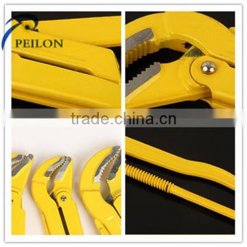 Carbon Steel Pipe Clamp Pliers Pipe Wrench Heavy Duty Pump Double Handle Pipe Clamp