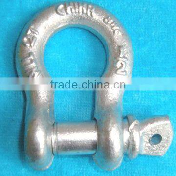 Hot dip galvanized drop forged anchor shackle