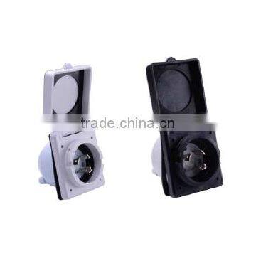 30AINWH 30A RV inlet white/black