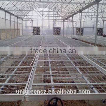 Movable Galvanized Steel Rolling Bench Nursery Seedbed photo-2