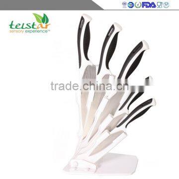 The new direct manufacturers of stainless steel combination suit 5 woolly non-stick knife set Spray paint baking environmental p