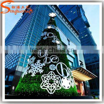 Chinese Factory Hot Sale Giant Artificial Led Christmas Tree Ornament Decoration Colorful Lighting Tree Outdoor