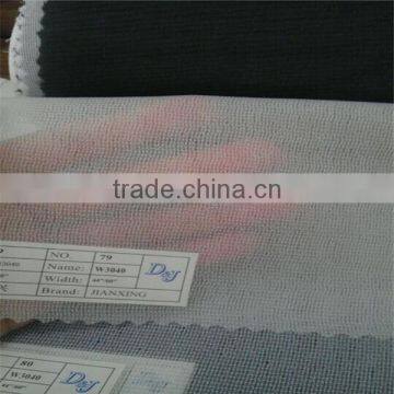 100% Polyester Fabirc Interlining Tricot Warp Knitted Fusible Nonwoven Interfacing Lining Fabric for garment