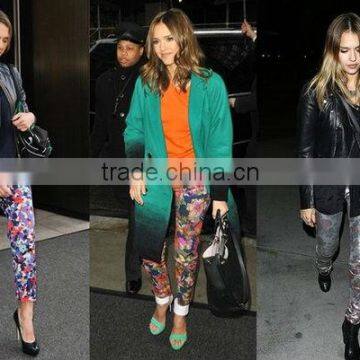 2013 latest fashion lady printed pants