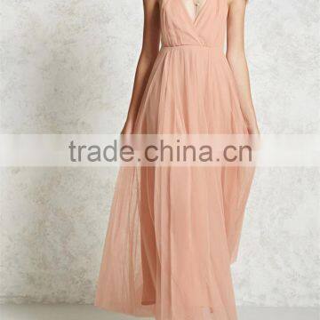 china clothing oem women clothing sexy Gown maxi style dress party fashion Tulle designs evening dress