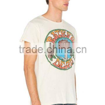 2017 Cotton Customized Men's Round-neck T Shirt Designs photo-5