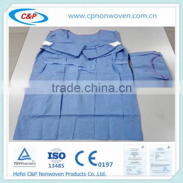 Medical Nonwoven Sterile Disposable Surgical Gown For Patient/Non Woven Surgical Gown/cheap disposable medical gowns